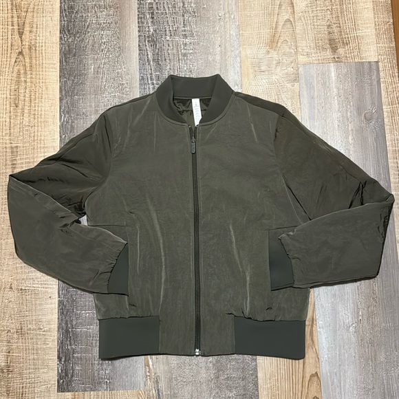 lululemon athletica Olive Bomber Jacket - Picture 1 of 3